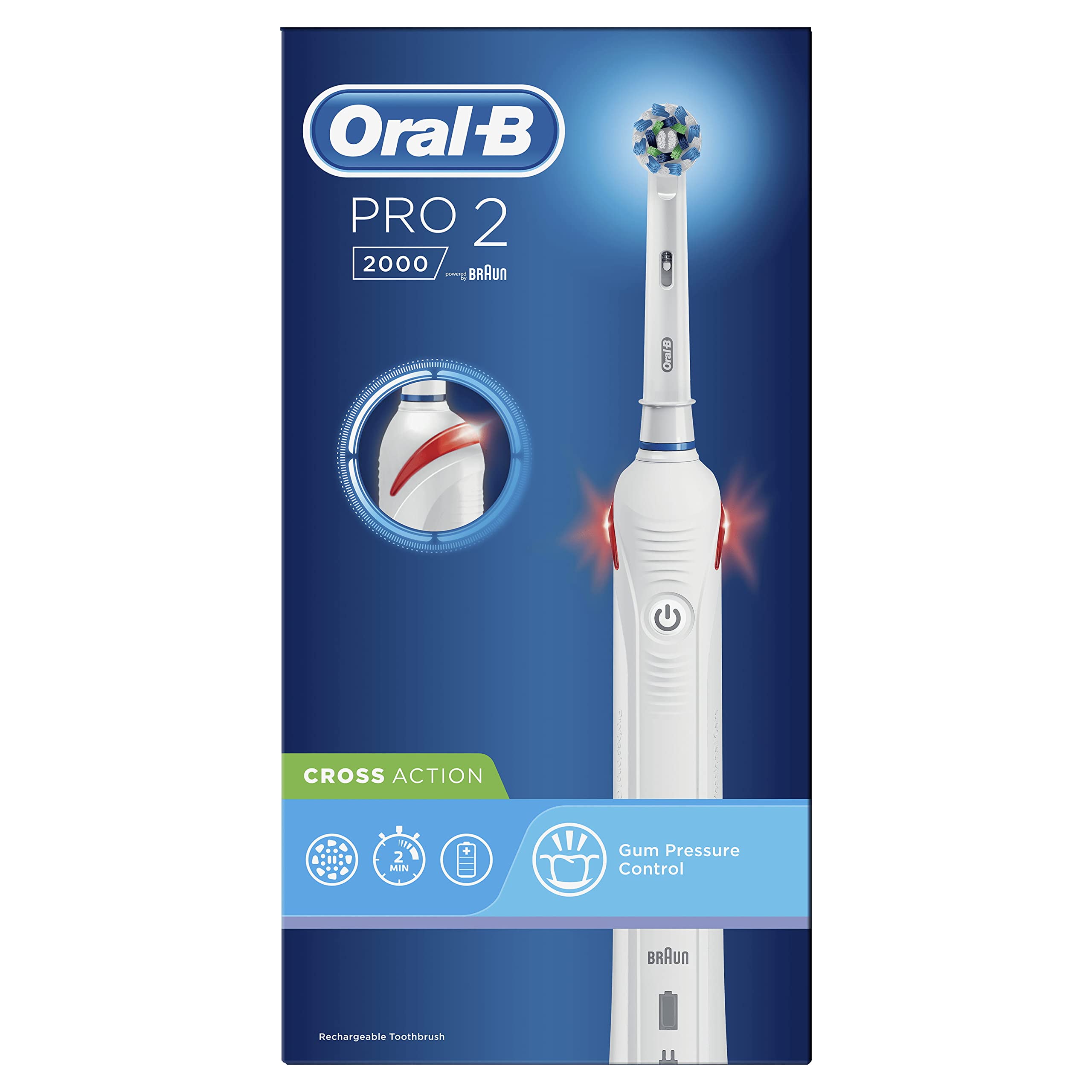 Oral-B PRO 2000/ PRO 2 - 2000N CrossAction Electric Toothbrush